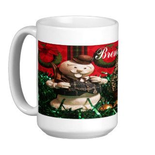Christmas Snowman and Yeti Customizable Mug