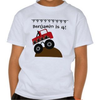 Custom Monster Truck T shirt