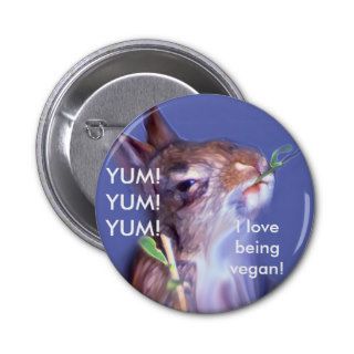 Vegan Bunny Buttons