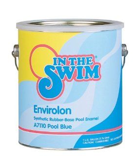 Rubber Base Pool Paint White 1 gal.  Swimming Pool Paint  Patio, Lawn & Garden