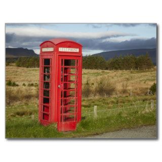 Public Phone Box, Ellishadder, near Staffin, Postcards