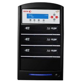 Xerox 3 Target Network LightScribe Blu ray DVD CD Disc Duplicator Tower with w/ HDD + USB Support CopyProtection M Disc Computers & Accessories