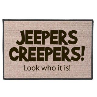 JEEPERS CREEPERS DOORMAT  Patio, Lawn & Garden