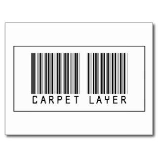Barcode Carpet Layer Post Cards