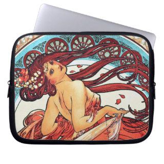 Muse of Dance by Alphonse Mucha Computer Sleeve