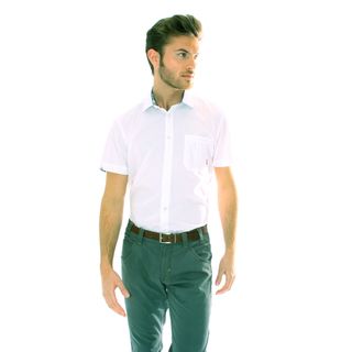 191 Unlimited Men's Solid White Woven Shirt 191 Unlimited Casual Shirts