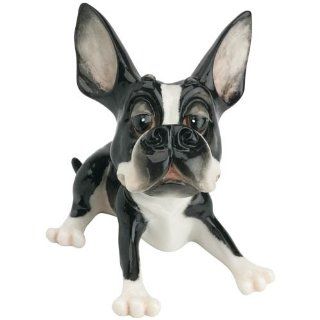 Little Paws Tarquin the Boston Terrier Figurine   Collectible Figurines