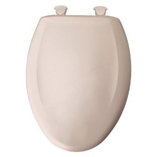 Bemis 1200SLOW363 Plastic Elongated Toilet Seat with Whisper Close Hinges, Shell    