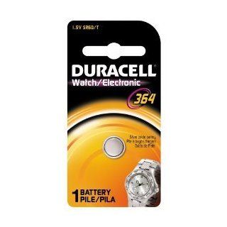 Duracell D364BPK Watch / Electronic Battery, 1.5 Volt Silver Oxide, 2 Pack 
