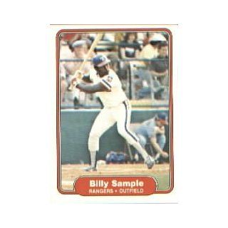 1982 Fleer #330 Billy Sample Sports Collectibles
