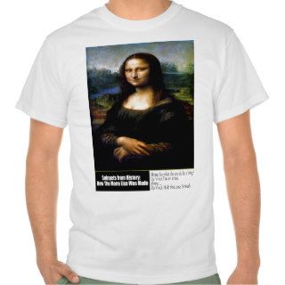 How the Mona Lisa Was Made Tshirt