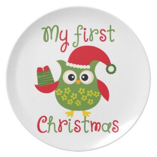 My First Christmas Plates
