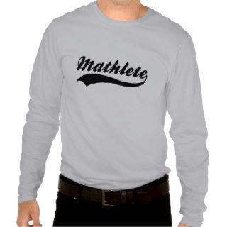 Mathlete Math Mathematics Shirt