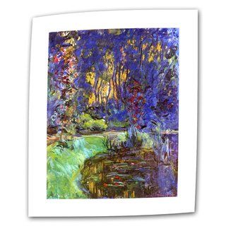 Claude Monet 'Giverny' Flat Canvas ArtWall Canvas