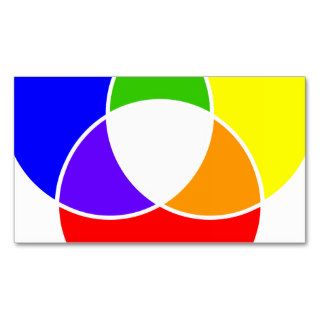 zoomed in color chart business card