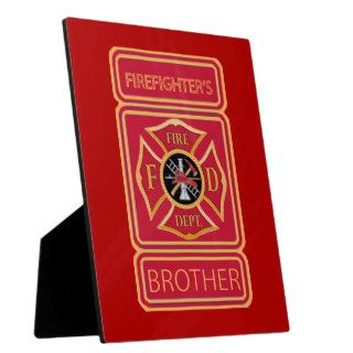 firefighter BROTHER LOGO.ai Plaque