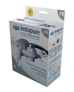 InstaPure F8WU 1ES Faucet Mount Water Filter System, White    