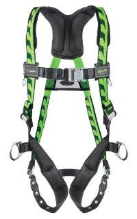 Miller Titan by Honeywell AC QC BDP2/3XLGN AirCore Full Body Harness, 2X Large/3X Large, Green   Fall Arrest Kits  