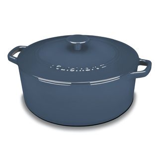 Cuisinart Chef's Classic 7 qt. Provencal Blue Cast Iron Round Casserole Cuisinart Pots/Pans