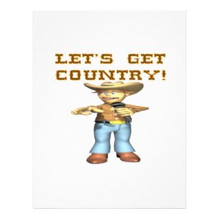 Lets Get Country Full Color Flyer