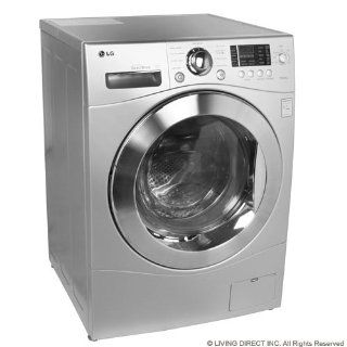 LG WM3455HS 24 Front Load Compact Washer/Dryer Combo , 2.7 cu. ft. Capacity   Silver Appliances