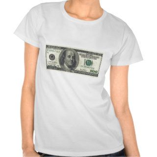 U.S. One Hundred Dollar Bill Series 2003 A Tee Shirt