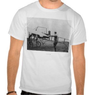 Harriet Quimby in Her Airplane Photograph Tees