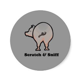 Scratch n Sniff baby t shirt Stickers
