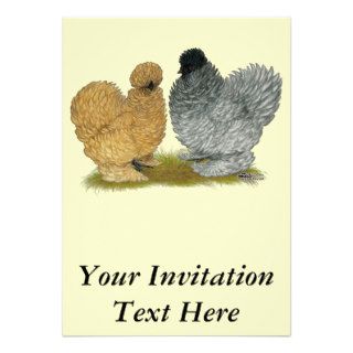 Sizzle Chickens Personalized Invite