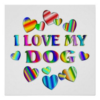 Love My Dog Poster
