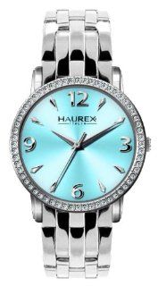 Haurex Italy Women's XS385DAA Giglio Stainless Steel with Crystals Blue Dial Bracelet Watch at  Women's Watch store.