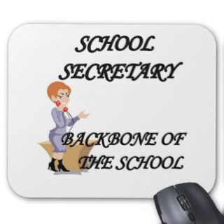 SCHOOL SECRETARY MOUSE PADS