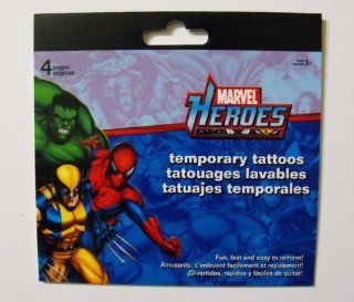 Marvel Heroes Temporary Tattoos Pad Toys & Games