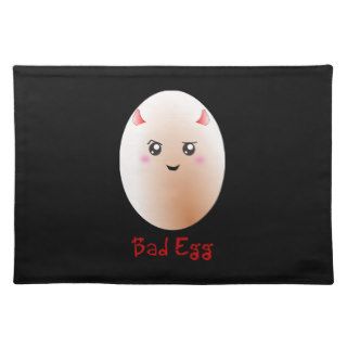 Funny Bad Egg Place Mats