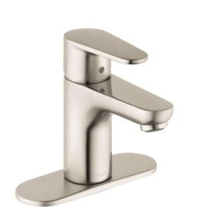 Hansgrohe Talis E2 Single Hole 1 Handle Bathroom Faucet in Brushed Nickel 31612821