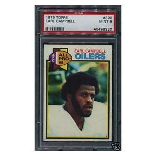 Earl Campbell Rookie RC 1979 Topps #390 PSA 9 at 's Sports Collectibles Store