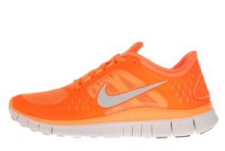 Nike Free Run +3 Mens Running Shoes (Ttl Orng/Rflct Slvr Pr Pltnm v) 7 Shoes