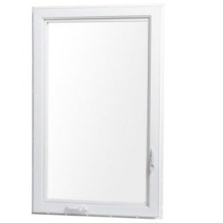 Vinyl Casement Windows 30 in. x 48 in., White Left Hand Hinge with Insulated Glass VC3048 L
