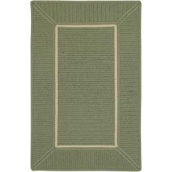 Braided Green Conjure Rug (1'10 x 2'10) Surya Accent Rugs