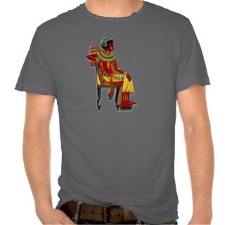 King Tut on his Throne T shirts