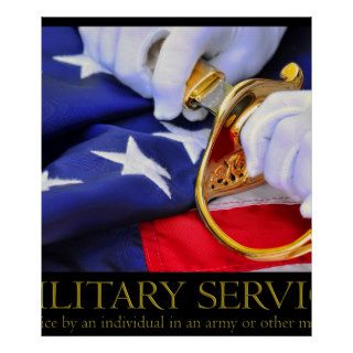 Military Service Poster