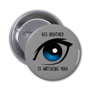 Big Brother is watching you Button