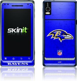 Skinit Baltimore Ravens Distressed Vinyl Skin for Motorola Droid 2 Cell Phones & Accessories