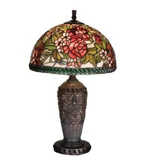 Meyda Lighting 98381 20.5"H Romance Rose Accent Lamp   Table Lamps  
