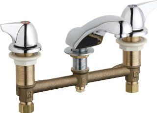 Chicago Faucets 404 1000ABCP Lavatory Faucet   Touch On Bathroom Sink Faucets  