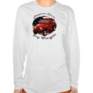 Jeep Wrangler Lady's Long Sleeve Tee Shirt