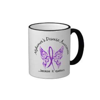 Grunge Tattoo Butterfly 6.1 Alzheimer's Disease Mugs
