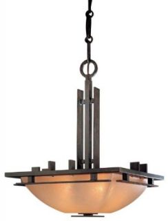 Minka Lavery 1275 357 Asian Themed Bowl Pendant from the Lineage Collection, Iron Oxide   Ceiling Pendant Fixtures  