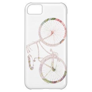 Pretty Floral Bicycle iPhone 5C Case