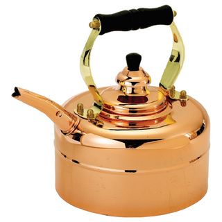 Windsor Whistling 3 quart Tri ply Copper Teakettle Old Dutch Tea Kettles/Teapots